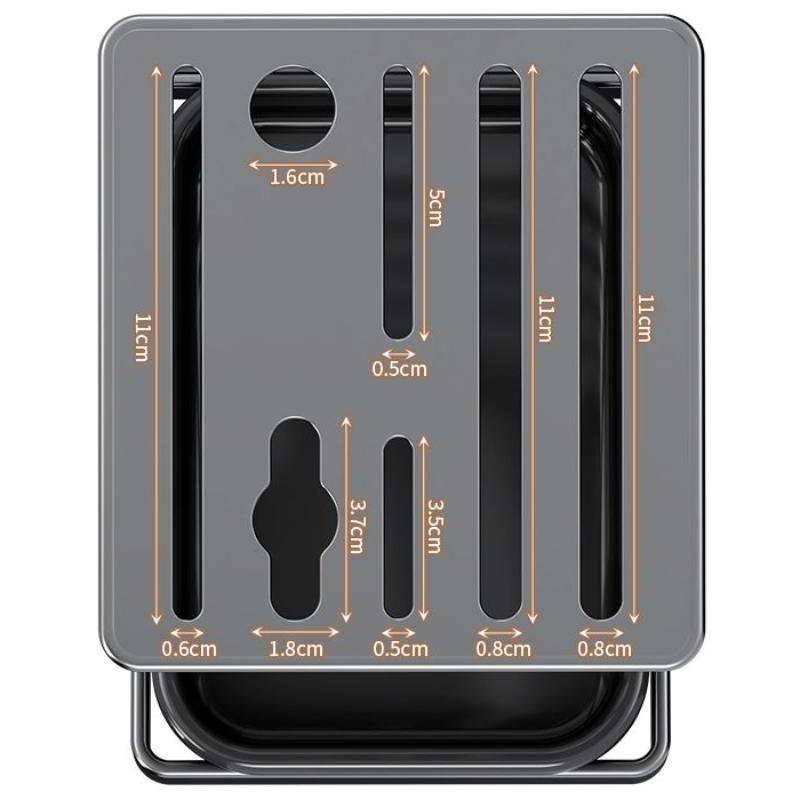 Messerhalter Wasserdicht und Feuchtigkeitsbeständig Aufbewahrungsregal Haushalt Abtropf Tischplatte Platz Gemüsemesser Aufbewahrungsregal Küchenwerkzeug