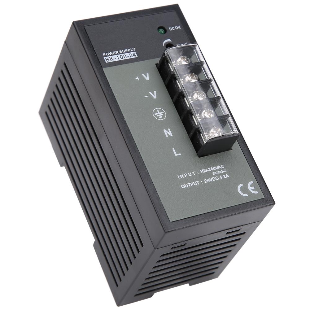 Rail Switching Power Supply Din Industrial Grade Adjustable Switch SK?100?24 100?240VAC