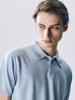 EDWARDMAX Geneva Short-Sleeve Knitwear Blue