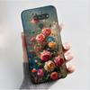 Weiche Hülle für LG K50S K40S Handyhülle LMX540HM LM-X540 LMX430HM LM-X430 Modischer Schmetterling Blume Schwarzer Silikon-Stoßfänger Abdeckung