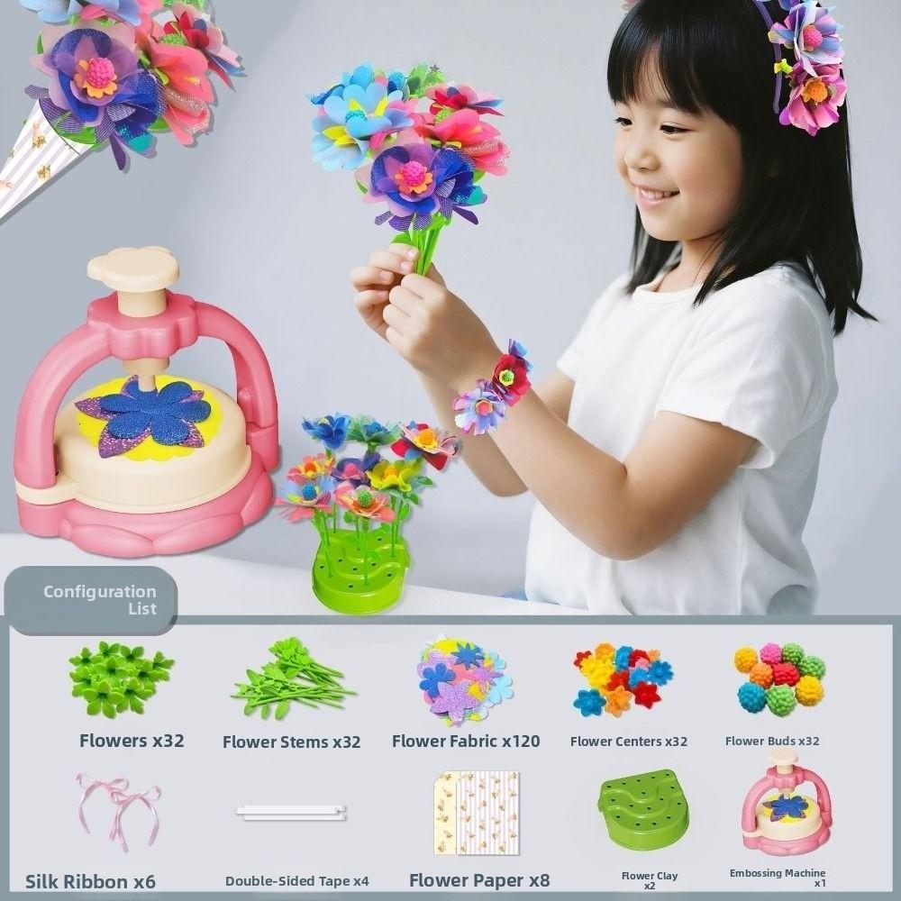 Educational DIY Fabric Flower Bouquets DIY Craft DIY Flower Make Craft Kit  Educational Activities