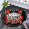 Custom Name,AFC Ajax pattern round rug,Carpet Rug for Living Room Bedroom Playroom ,Non-slip Floor Mat,Holiday Gifts and Birthday Gifts.