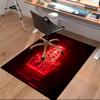 1pc Kappa Alpha Psi Print Area Rug - Soft, Washable Non-Slip Indoor Mat for Office Chairs, Living Room, Home Office Decorative Rug