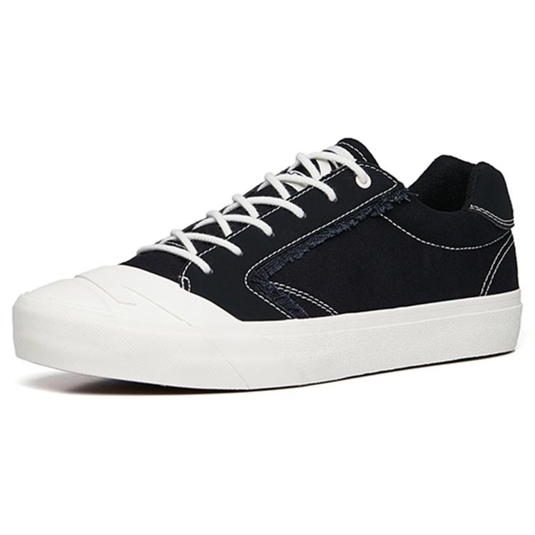 Anta Life Series Sneakers Canvas Low 'Black White' Men's 112228077S-2