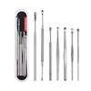 7PCS Stainless Steel Ear Wax Remover Earpick Ear Cleaner Set with Storage Box