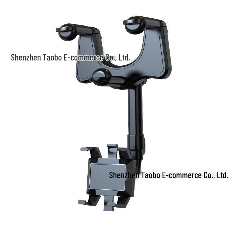 

Rotating Car Rearview Mirror Phone & AR Navigation Holder for Dash Cam Standard чёрный