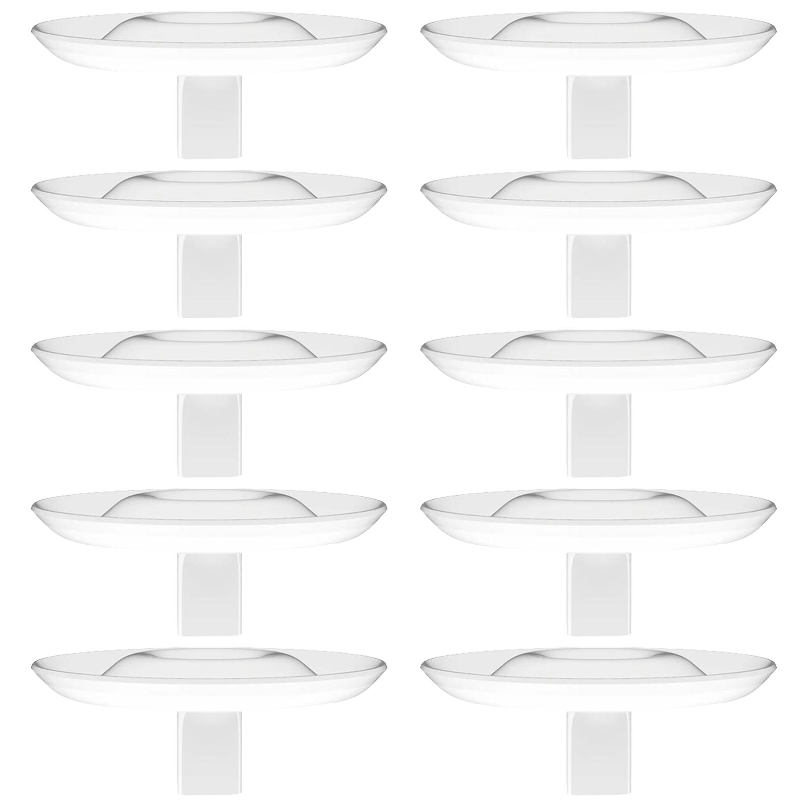 

10Pcs Floating Flower Holder Indoor Floral Arranging Holders Clear Flower Bowl Stem Holder for Weddings Parties DIY Home