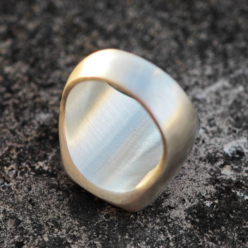 Adjustable Open Ring With Buddha Motif Vintage Style Mens Womens Bohemian Statement Jewelry