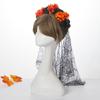 Halloween Costume Halloween Veil Headband Gothic Witch Hair Hoop  Hair Accessories