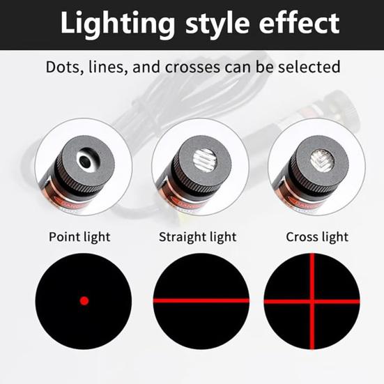 Yousheng Magnetic Positioning Light for Sewing Machine Quilting Light Red Guide Line Tool Rotating Light Straight Stitch Seam Guide for Sewing