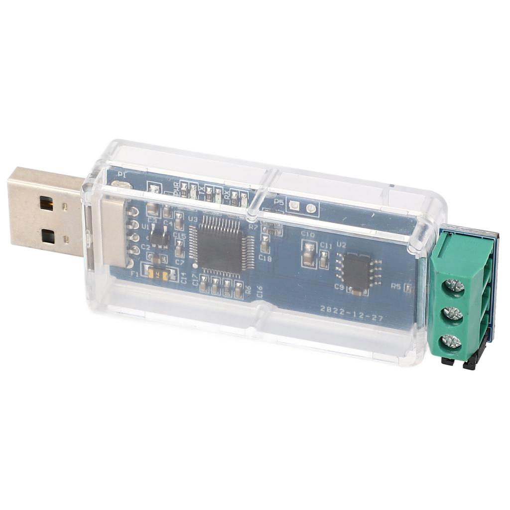 USB to CAN Bus Converter Adapter Non Isolated Chip 1M Baud Rate 3 Color LED Status Indicator USB to CAN Module
