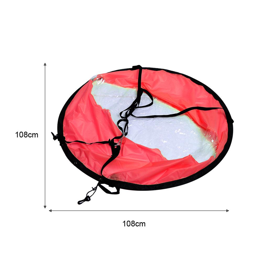 Sup Surfboard Accessories Kayak Downwind Paddle Inflatable Canoe Boats Drifting Wind Sail With Clear Window Folding Thrusters