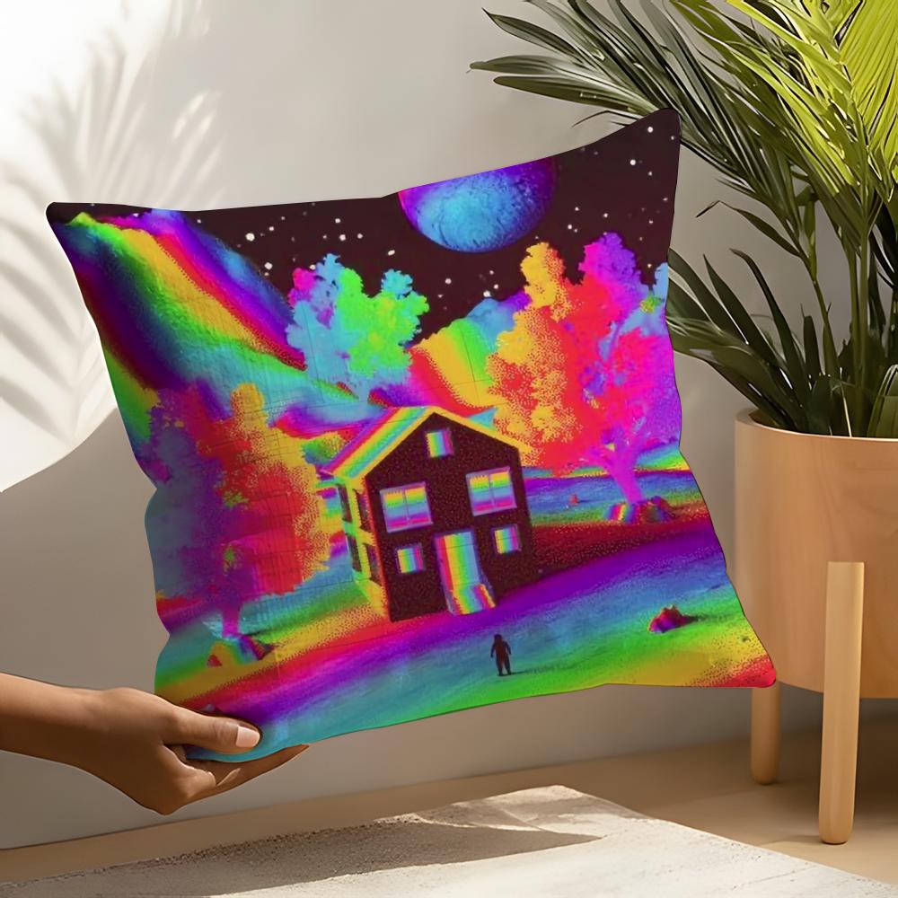 Cool Nneon core Pillow Case Home Living Room Decoration Linen Pillow Cases Cushion Cover