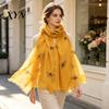 Lightweight Bee Print Scarf for Women, Cute Pattern Neck Scarf, Trendy Accessory Soft Long Thin Shawl Wrap Vacation, Travel, Party Casual Decorative