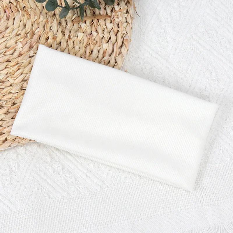 Wide Hair Bands Solid Color Elastic Headband Turban Makeup Hair Hoop Yoga Running Yoga Vintag Headwrap Hairstyles Accessories