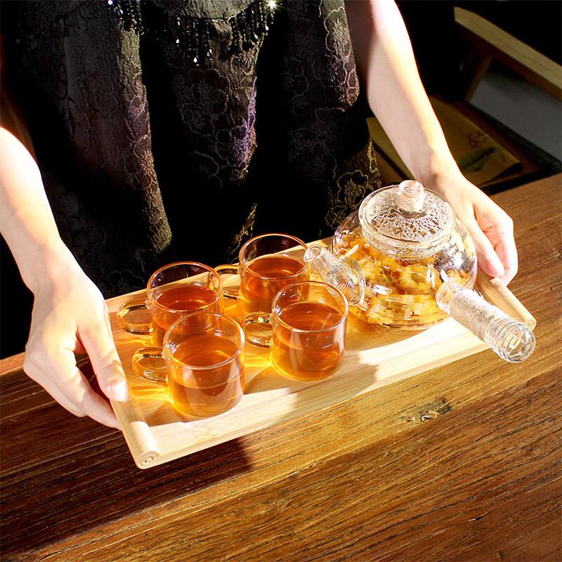 Heat-Resistant Glass Side Handle Teapot Set