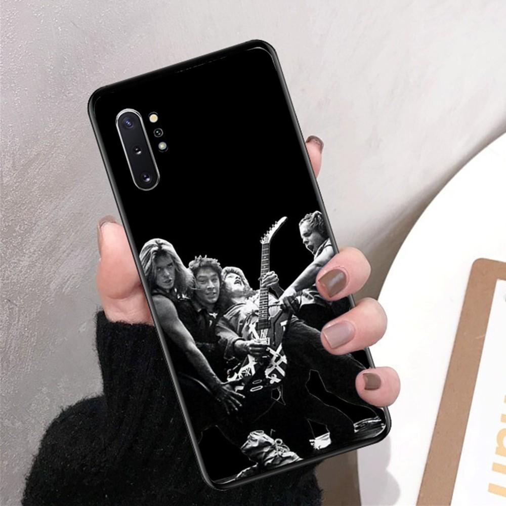 E-Eddie V-Van-Halen Music Guitar Phone Case For Samsung Note 8 9 10 20 Pro Plus Lite M 10 11 20 30 21 31 51 A 21 22 42 02 03