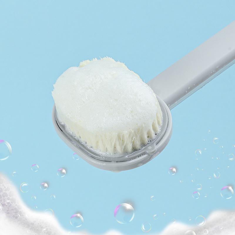 Multifunctional Detachable Bath Brush Back Body Bath Shower Sponge Scrubber Brushes With Handle Massager Bathroom Brush