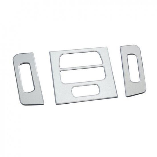 For BMW 3-Series E90 2005-2011 2012 Silver Console Air Outlet Pulley Cover Decor