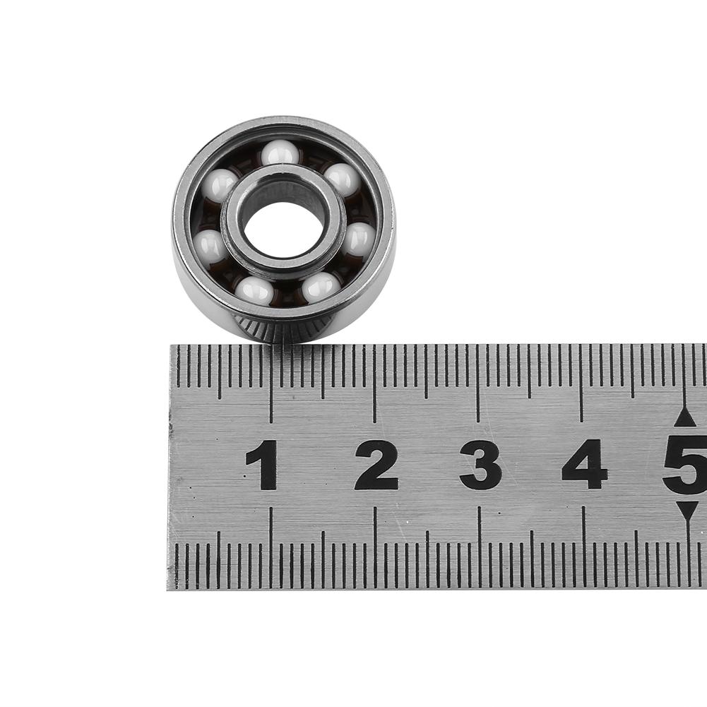 1pc Miniature 608 Hybrid Ball Bearing Ceramic Balls for Fingertip Toys Spinner 8*22*7mm