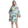 Pajamas Warm Oversized Extended Hoodie Wearable Blanket