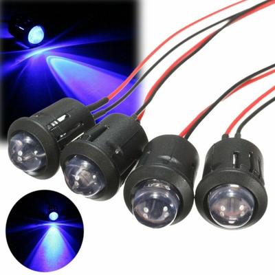5pcs 12V 10mm Pre-Wired Constant LED Bright Water Clear Bulb with Shell