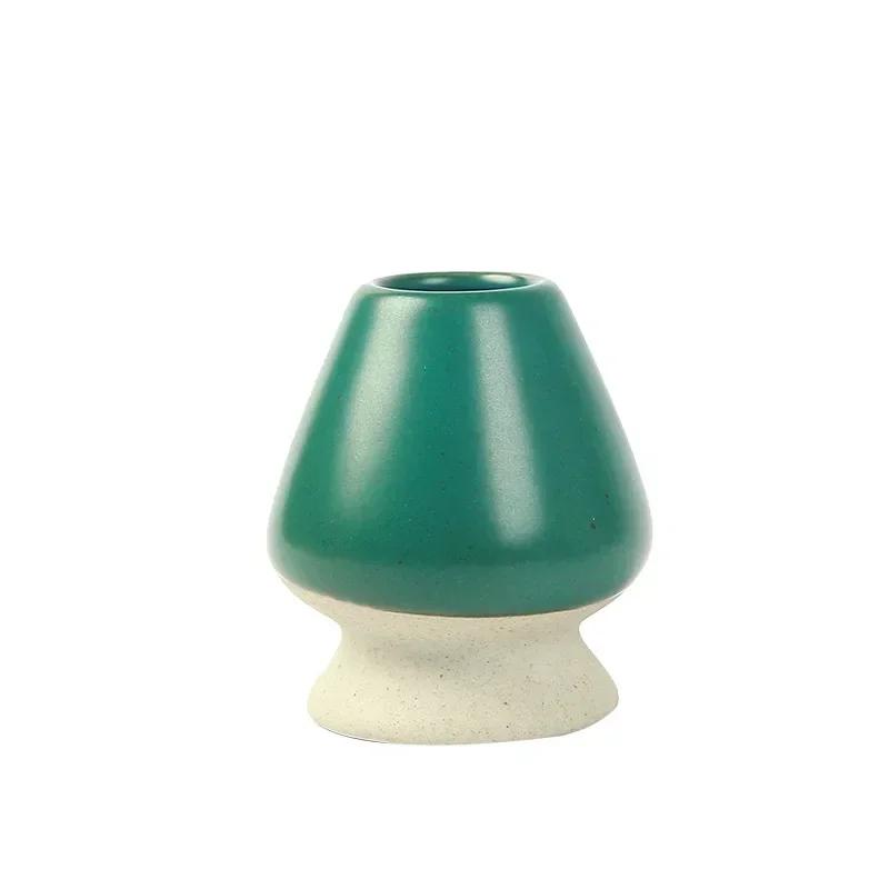 Japanese Ceramic Matcha Green Tea Chasen Holder Stand Teaware Matcha Tool Bamboo Whisk Grinder Brushes Holder Tea Accessories