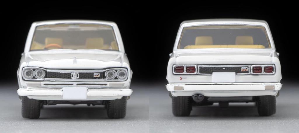 TOMYTEC Tomica Limited Vintage LV-163c Nissan Skyline 2000 GT-X (White) 1972 Model, Completed Model, 334392