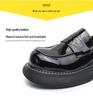 Men's Spring/Autumn 2025 Chunky Thick Sole Leather Loafers - Formal Big Head Style