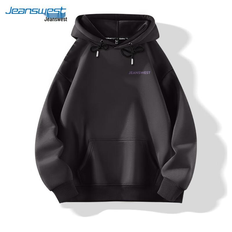 Jeanswest Men's Relaxed Fit Heavyweight Hooded Sweatshirt