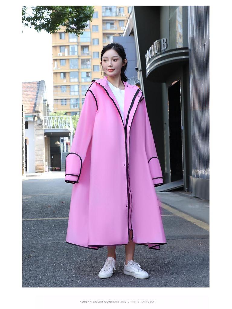 Full-Length Rainproof Poncho for Electric Car, Bicycle Riding - Unisex Adult