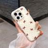 Etui z Kropkami Serce Kokardka Dla Honor 400 Lite Pro 90 Lite 5G X9D X7B X9B Magic 6 Lite Matowe 2 w 1 Galaretkowe Pokrowiec