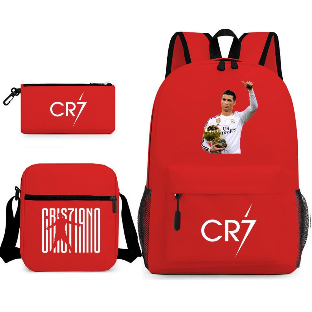 Stitc Cartoon Full Print Backpack Student Bag Pencil Case Two-Piece Set Children'S Backpack