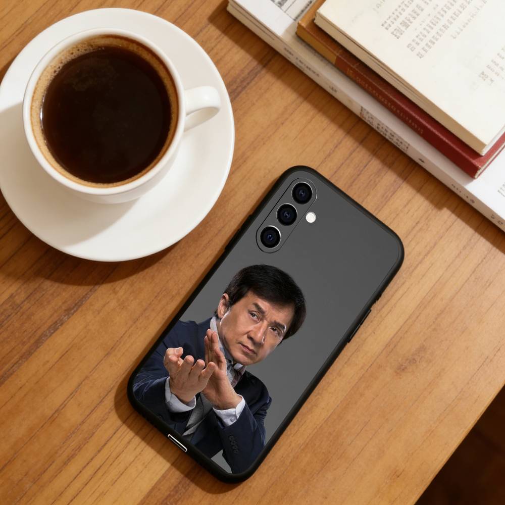 Jackie Chan  Phone Case Black Silicone Soft For Samsung Galaxy A73,A72,A71,A70,A53,A52,A51