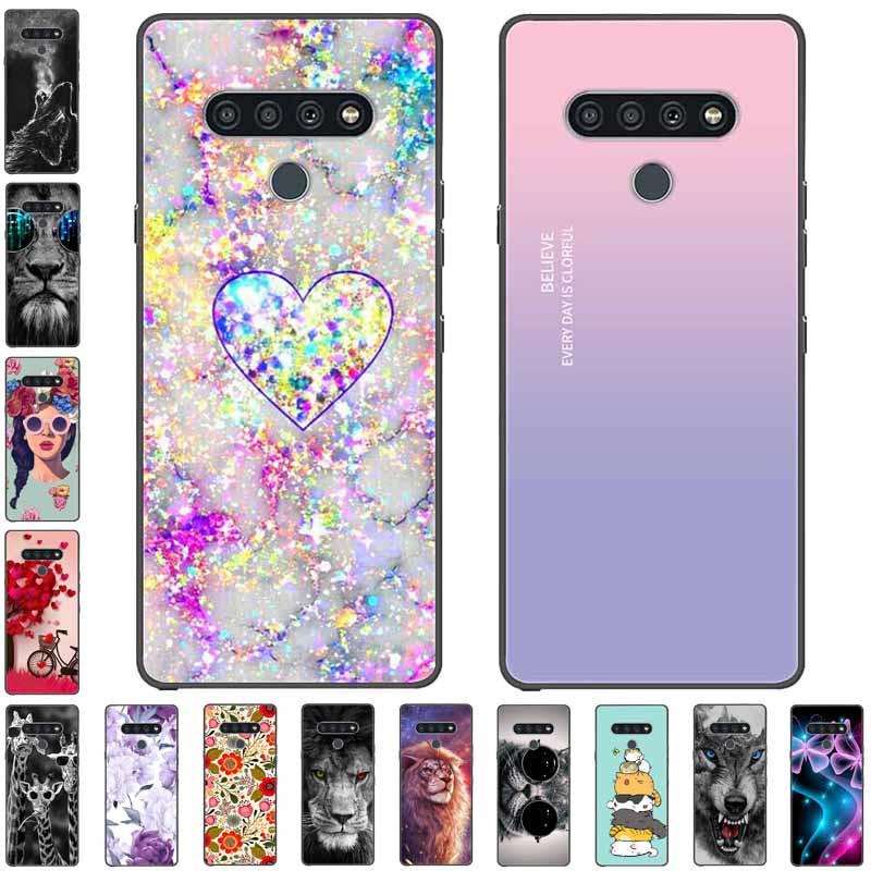 For LG K41s K51s Case Silicone Soft Fashion Animal Back Cover for LG Q70 Q60 Case Protector On for LGQ60 K 51S Cartoon Phone Bag