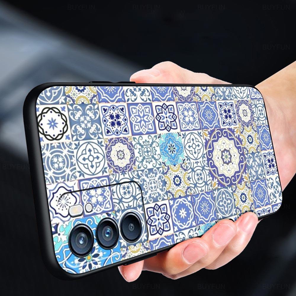 Mandala Flower Totem Case For Oppo Find X6 Pro X5 A54 A53 A52 A9 2020 A15 A95 A17 A16 A76 A74 A57 Reno7 Reno6 Pro Plus 5G Cover