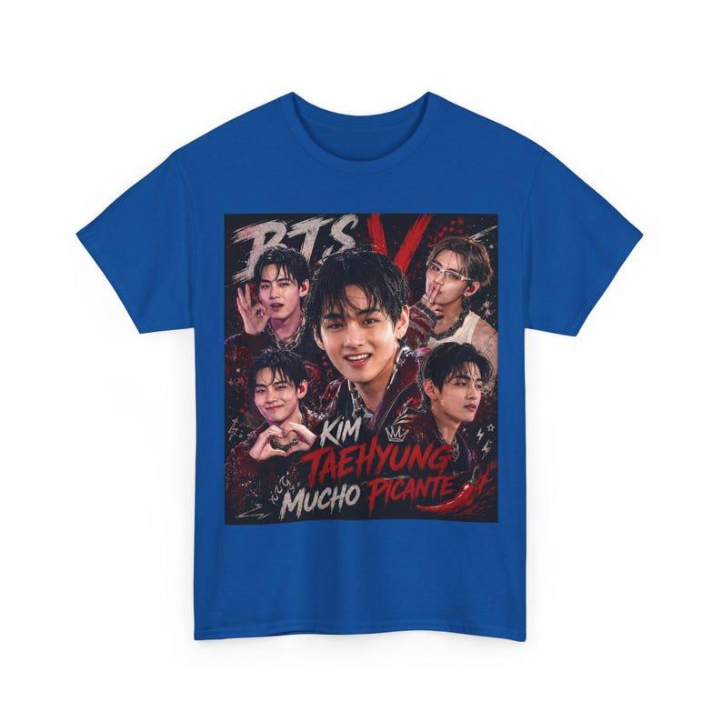 2026 Hot Vintage Bangtan BTS V T-shirt Y2K Gothic Cotton Oversized T-shirt Unisex Casual Loose Short Sleeve Crew Neck Summer Tops