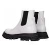 Alexander McQueen Wander Chelsea Boots 'White Black' Women's 666367WHZ849360