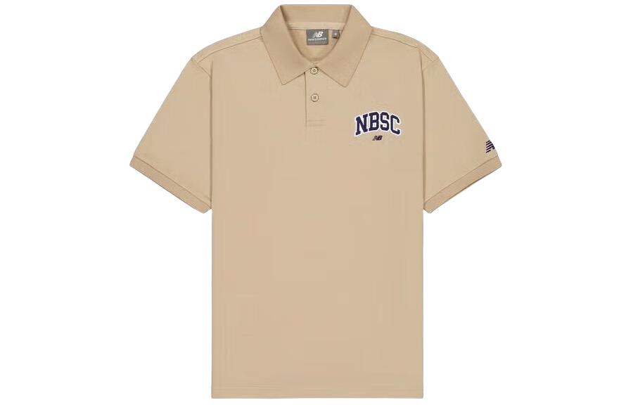 New Balance Polo Shirt Men s Khaki NFE22011-DB L