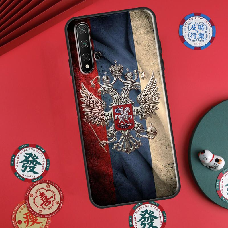 Coat Of Arms Russian CCCP Flag For Huawei P20 P40 P30 Lite P60 Pro Nova 12s 11i 12i 10 9 SE 5T Y91 Y90 Y60 Y70 Y72 Y61 Case