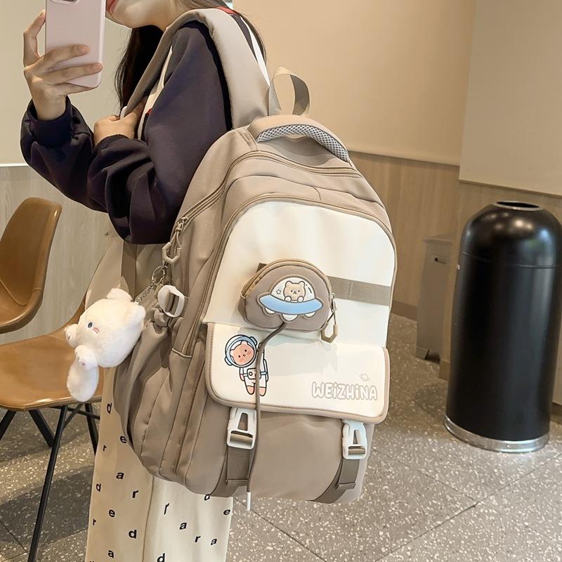 Student Backpack College Campus Schoolbag Large Capacity Backpack