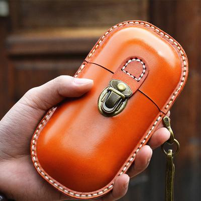 Pudełko na okulary przeciwsłoneczne w stylu vintage z haczykiem Skórzane akcesoria do okularów Etui ochronne Przenośny schowek Uchwyt na okulary Organizer na okulary