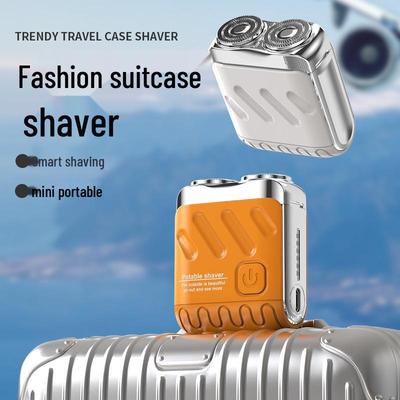 Compact Magnetic Electric Shaver for Men - Portable, Washable, Super Clean Beard Razor