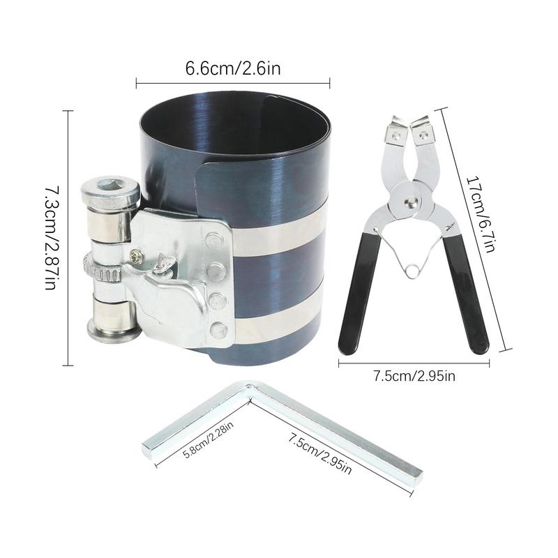 Piston Ring Compressor Tool Car Engine Piston Ring Installer Removal Kit Piston Ring Installer Removal Kit Car Repair Tool For