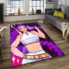 1pc KPop Demon Hunters RUMI7 Design Area Rug - Non-Slip, Soft & Cozy Floor Mat for Living Room, Bedroom, Office - Indoor/Outdoor Decorative Carpet