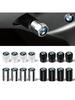 4p Automobile Hub Tire Valve Cap BMW M Logo Cover M3 M5 F10 F30 F20 E30 E34 E36 E39 E46 E91 X1 X2 X3 X5 Tire Inflating Valve Cap