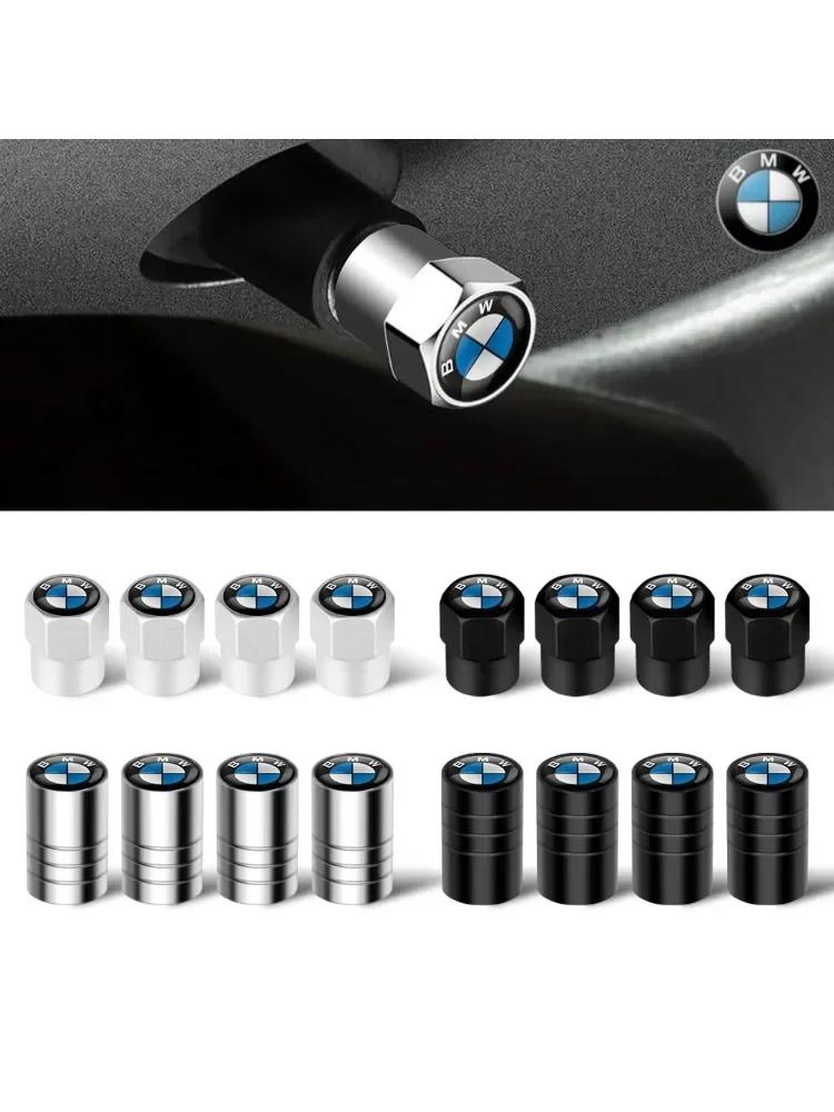 4p Automobile Hub Tire Valve Cap BMW M Logo Cover M3 M5 F10 F30 F20 E30 E34 E36 E39 E46 E91 X1 X2 X3 X5 Tire Inflating Valve Cap