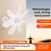 1 Set Quiet Corner Fans 16.5-Inch Wall Mount Fan With Remote And Timer Small 5V Usb Fan For Bedroom Kitchens