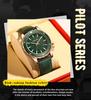 2024 Simple Waterproof Genuine Leather Men's Quartz Wristwatch with Calendar