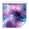 Watercolor Galaxy Wallpaper In Violet, Blue, Lavender and Azure 50x1000